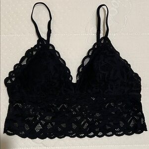 Elegant Black Lace Bralette